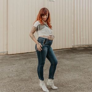 NWT Mumsie Midnight Jean Maternity Size L